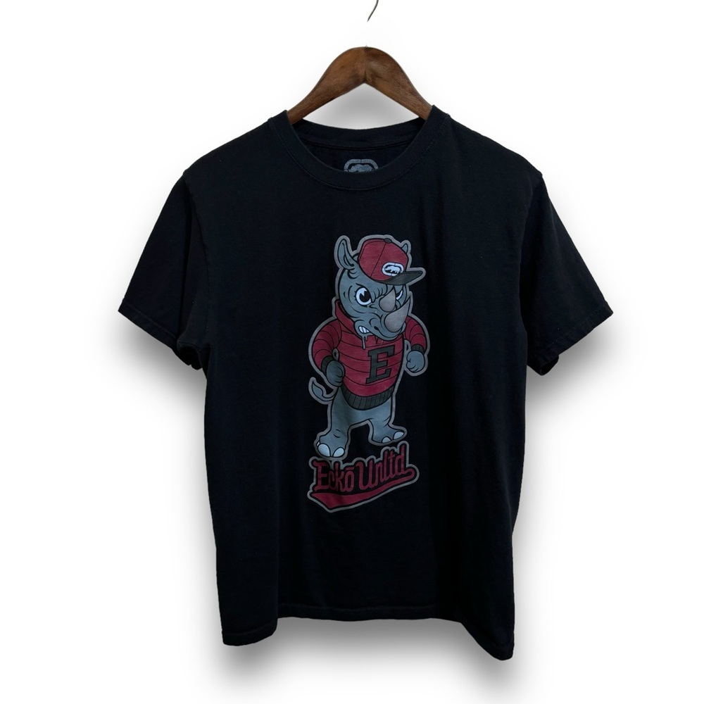 Ecko‎ Unltd Men's Rhino Sport Graphic T Shirt Black Size Medium 19 x 26.5